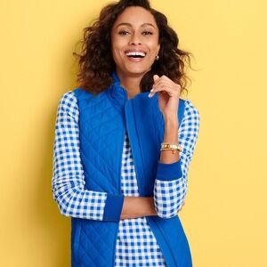 41 Hawthorn Blue Dulcie Quilted Vest Zip Up Jacket - New with Tags!